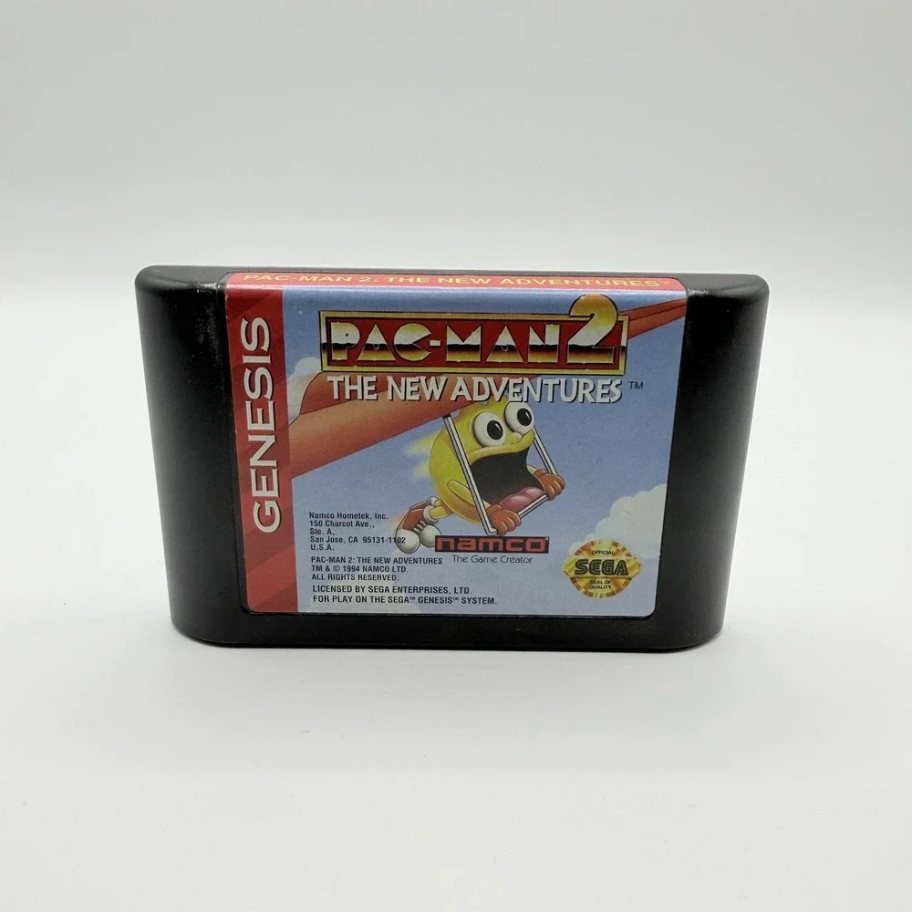 Pac-Man 2: The New Adventures Sega Genesis Action Game Namco NTSC-U/C Cart Only